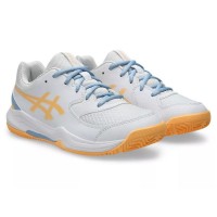Scarpe da ginnastica Asics Gel Dedicate 8 Padel GS Bianco Arancione Junior  Offerta + Economico