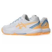 Scarpe da ginnastica Asics Gel Dedicate 8 Padel GS Bianco Arancione Junior  Offerta + Economico