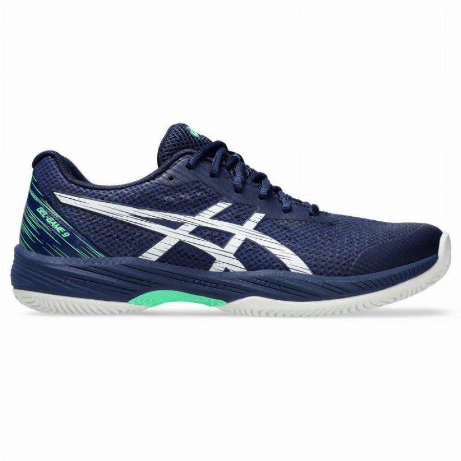 Zapatillas Asics Gel Game 9 Clay Azul Blanco  Oferta + Barato