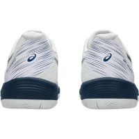 Sapatilhas Asics Gel Game 9 Clay Branco Azul Mako  Oferta + Barato