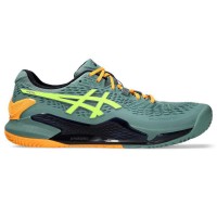Asics Gel Resolution 9 Padel Celadon Sapatilhas Amarelo  Oferta + Barato