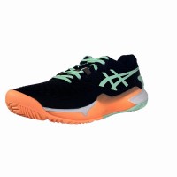 Asics Gel Resolution 9 Padel Black Mint Women''s Shoes  Offer + Cheap