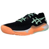 Asics Gel Resolution 9 Padel Black Mint Women''s Shoes  Offer + Cheap
