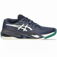Zapatillas Asics Gel Resolution X Clay Azul Medianoche Crema  Oferta + Barato