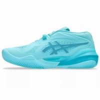 Zapatillas Asics Gel Resolution X Clay Azul Menta  Oferta + Barato