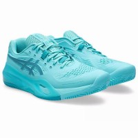 Zapatillas Asics Gel Resolution X Clay Azul Menta  Oferta + Barato