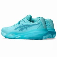 Zapatillas Asics Gel Resolution X Clay Azul Menta  Oferta + Barato