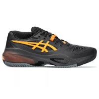Asics Gel Resolution X Clay Black Orange Sneakers  Offer + Cheap