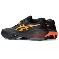 Asics Gel Resolution X Clay Black Orange Sneakers  Offer + Cheap
