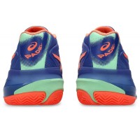 Baskets Asics Gel Resolution X Padel Cobalt Corail  Offre - Pas cher