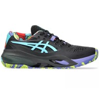 Zapatillas Asics Gel Resolution X Padel Negro Azul Aqua  Oferta + Barato