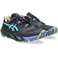 Zapatillas Asics Gel Resolution X Padel Negro Azul Aqua  Oferta + Barato