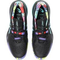 Zapatillas Asics Gel Resolution X Padel Negro Azul Aqua  Oferta + Barato