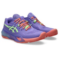 Zapatillas Asics Gel Resolution X Padel Purpura Verde Mujer