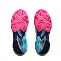 Baskets Asics Solution Speed FF 3 Padel Blanc Rose  Offre - Pas cher