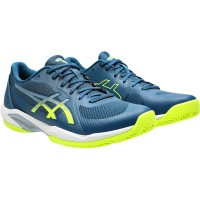 Asics Solution Swift FF 2 Clay Blue Mako Yellow Sneakers