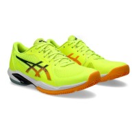 Baskets Asics Solution Swift FF 2 Padel Jaune Orange  Offre - Pas cher