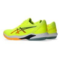 Baskets Asics Solution Swift FF 2 Padel Jaune Orange  Offre - Pas cher