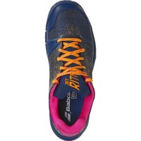 Babolat Jet Ritma Navy Blue Fuchsia Women''s Sneakers  Offer + Cheap
