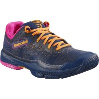 Babolat Jet Ritma Navy Blue Fuchsia Women''s Sneakers  Offer + Cheap