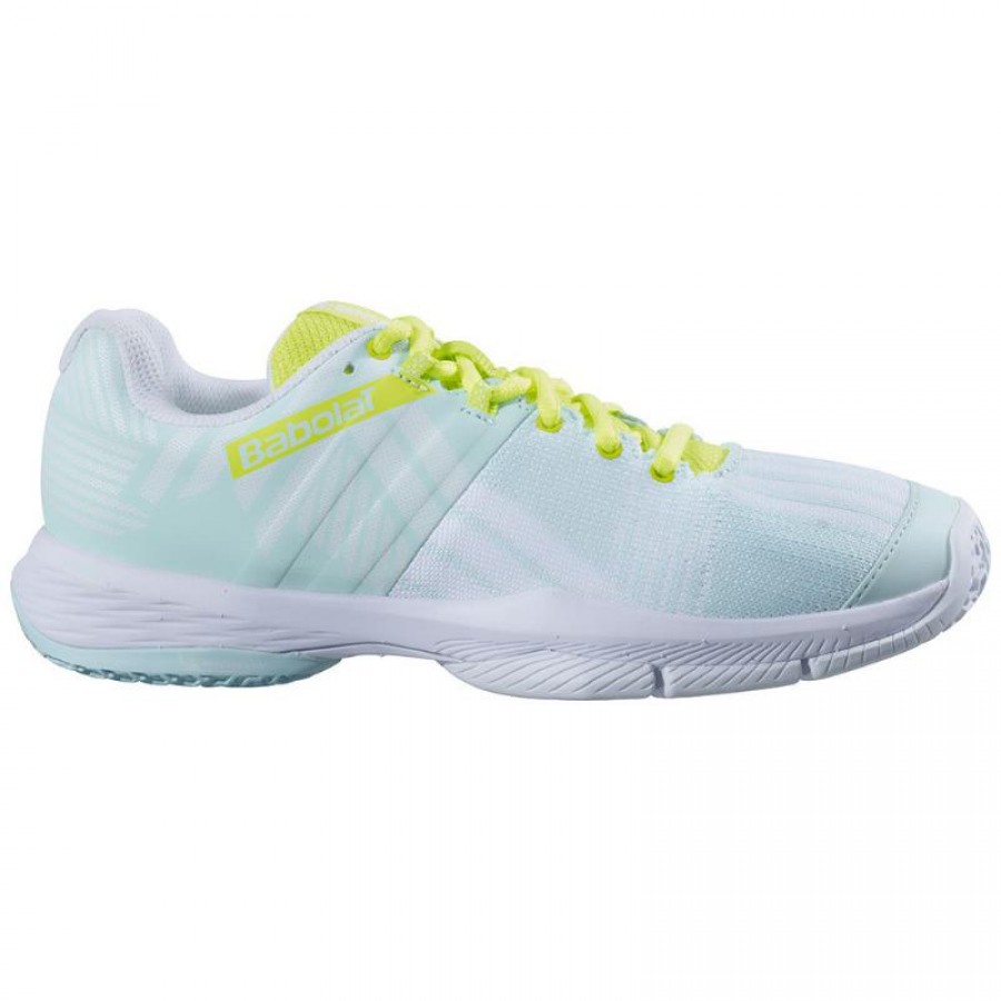 Babolat Sensa Blue Yellow Fluor Women''s Shoes  Offer + Cheap