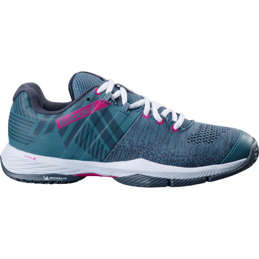 Babolat Sensa Atlantic Blue White Women''s Sneakers  Offer + Cheap