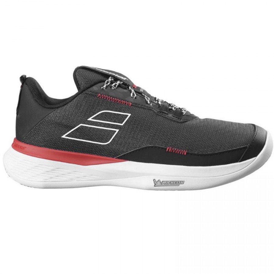 Babolat SFX EVO Clay Shoes Black Red  Offer + Cheap