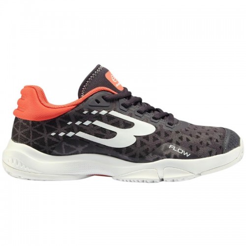 Zapatillas Bullpadel Flow 24I Gris Naranja Mujer