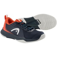 Head Sprint Court 4.0 Bleu Foncé Rouge Baskets Junior  Offre - Pas cher