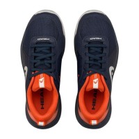 Head Sprint Court 4.0 Bleu Foncé Rouge Baskets Junior  Offre - Pas cher