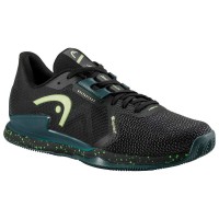 Head Sprint Pro 3.5 SF Clay Black Forest Green Shoes  Offer + Cheap