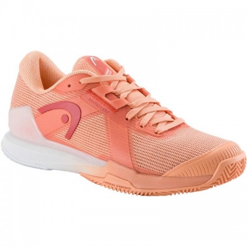 Zapatillas Head Sprint Pro 4.0 Clay Coral Blanco Mujer