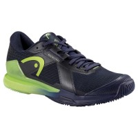 Head Sprint Pro 4.0 Padel Navy Blue Lime Sneakers  Offer + Cheap