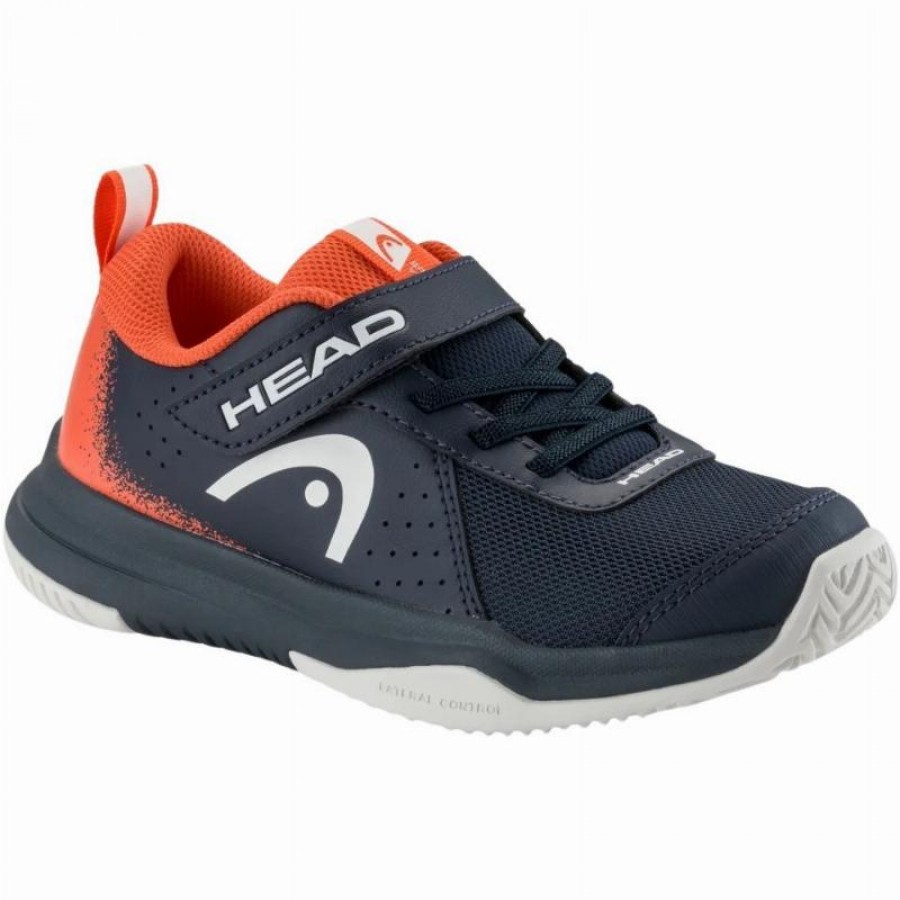 Head Sprint Velcro 4.0 Bleu Foncé Rouge Junior Sneakers  Offre - Pas cher