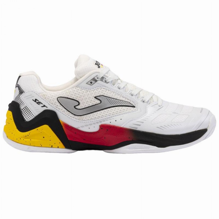 Joma Set 2402 White Red Sneakers  Offer + Cheap