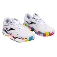 Joma Smash 2592 Blanc Baskets Multicolores  Offre - Pas cher