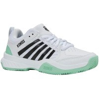 Zapatillas Kswiss Court Express 2 Clay Blanco Menta Negro Mujer  Offer + Cheap