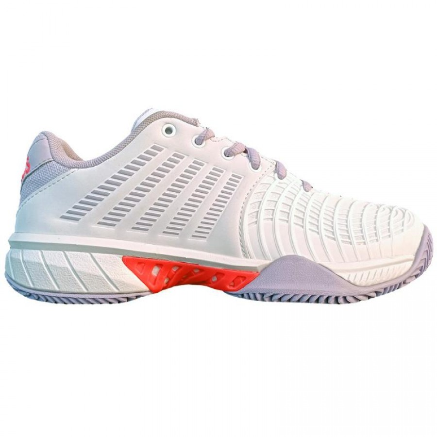 Tênis Feminino Kswiss Express Light 3 HB Clay Branco Roxo  Oferta + Barato