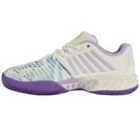 Kswiss Express Light 3 HB Padel White Purple Women''s Sneakers  Offer + Cheap