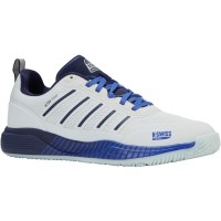 Tênis Kswiss Sanyo Ultra Court Padel Branco Azul Marinho  Oferta + Barato