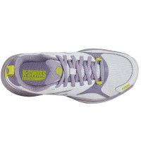 Chaussures Femme Kswiss Speedex Padel Blanc Violet  Offre - Pas cher