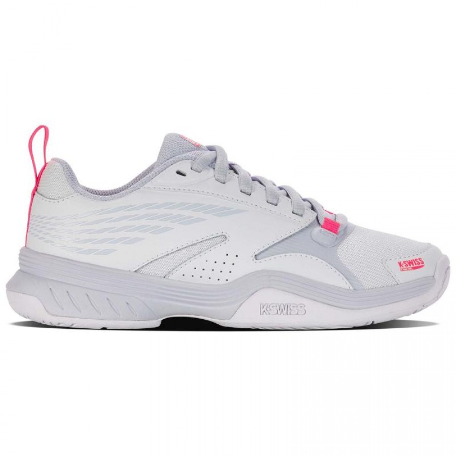Kswiss Speedex Padel White Neon Pink Women''s Shoes  Offer + Cheap