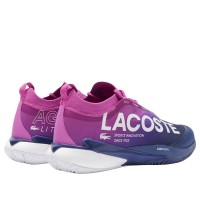 Lacoste AG-LT25 Lite 125 Tênis Rosa Azul Escuro  Oferta + Barato