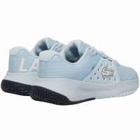 Tênis Lacoste Power Server 125 Light Blue para Mulheres  Oferta + Barato