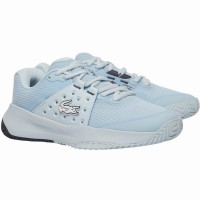 Tênis Lacoste Power Server 125 Light Blue para Mulheres  Oferta + Barato