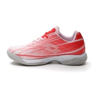 Tênis Lotto Mirage 300 Mulheres Brancas de Papoula Vermelha  Oferta + Barato