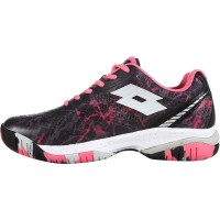 Zapatillas Lotto Superrapida 200 IV Negro Fucsia Mujer  Oferta + Barato