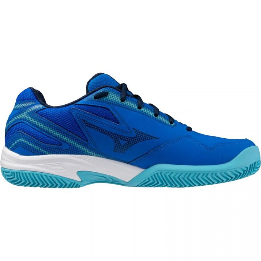Mizuno Break Shot 4 Clay Blue White Sneakers  Offer + Cheap