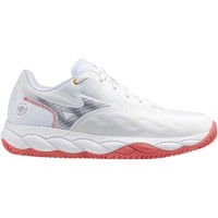 Zapatillas Mizuno Wave Enforce Court Clay Blanco Azul Coral Mujer  Offer + Cheap