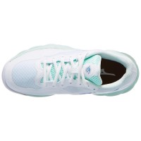 Baskets Femme Mizuno Wave Enforce Court TERRE BATTUE Blanc Bleu  Offre - Pas cher